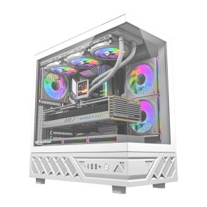 DarkFlash DS950 computer Dėklas (white) + 6 fans-1