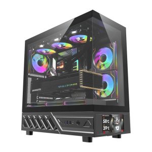 DarkFlash DS950V computer Dėklas with display (black) + 6 fans-1