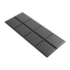 Urevo fitness equipment mat, 160 cm x 65 cm (black)-1