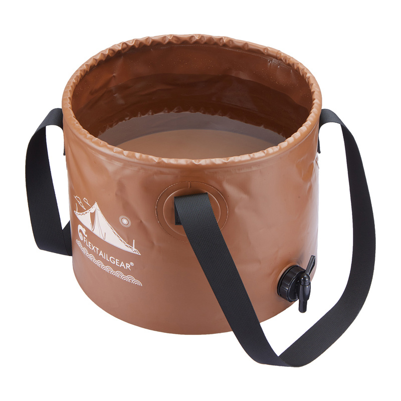 Flextail Flex Bucket 20L Folding Bucket (Brown)-1