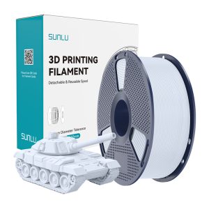 Sunlu PLA+ High-Speed White Gija-1