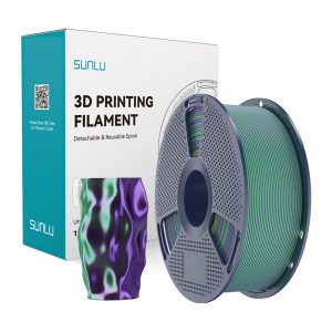 Sunlu PLA+ Silk Dual Color Gija (green and purple)-1