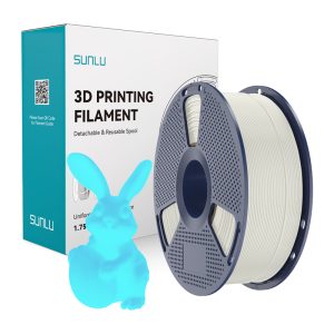 Sunlu PLA Glow-in-the-Dark Gija (White and Blue)-1