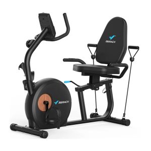 MERACH MR-S23B1-EU recumbent exercise bike (black)-1
