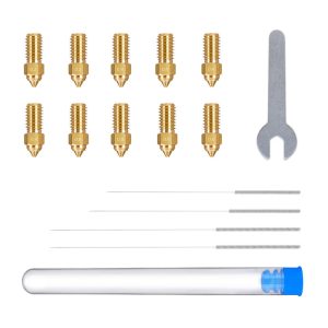 ELEGOO Neptune 4 / 4 Pro Brass Nozzle Rinkinys (0.2 mm x2, 0.4 mm x4, 0.6 mm x2, 0.8 mm x2)-1