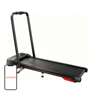 ACEZOE P12 Foldable Electric Treadmill (Black and Red)-1