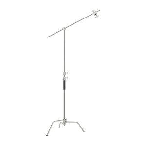 NEEWER SC320 320 cm Stainless Steel C-Frame Stand with Extension Arm-1