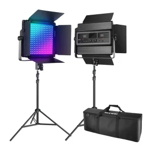 Rinkinys of 2 NEEWER RGB1200 60W V4 LED Lights-1