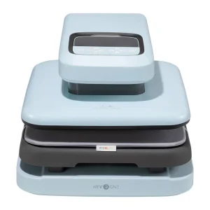 HTVRONT Auto 2 Digit Heat Transfer Press (Light Blue)-1