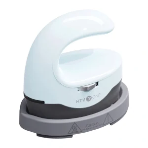 HTVRONT HPM02 Mini4 Heat Transfer Press (Light Blue)-1