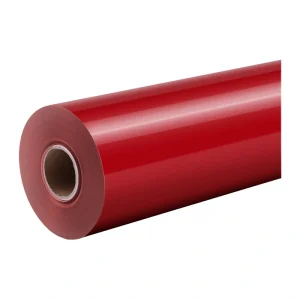 HTVRONT Pure Heat Transfer Film, 30.5 cm x 1.8 m (red)-1
