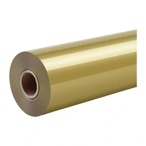 HTVRONT Pure Heat Transfer Film, 30.5 cm x 1.8 m (gold)-1