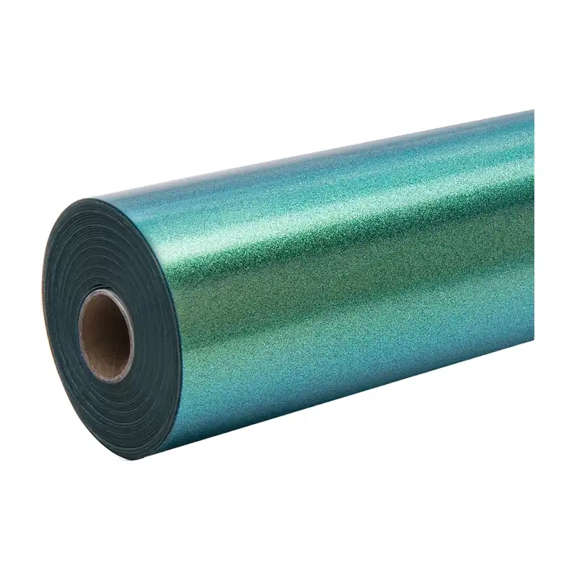 HTVRONT Chameleon Heat Transfer Film, 30.5 cm x 90 cm (gold-green)-1