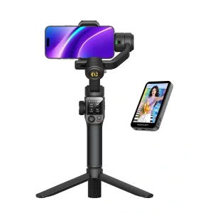 AOCHUAN S3 Gimbal with Additional Screen (Black)-1