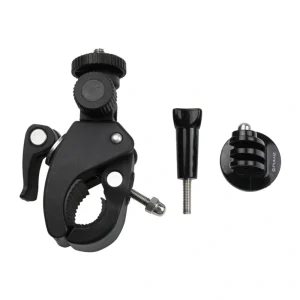 Puluz Handlebar Mount for Action Cameras with Trikojis Thread (Black)-1