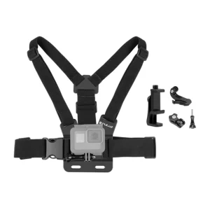 Puluz 5-in-1 Chest Strap with Phone Laikiklis and J-Hook Mount-1