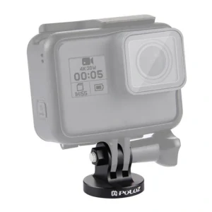 Puluz Mount with 1/4" CNC Thread for Action Cameras (Black)-1