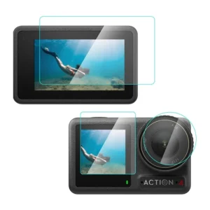 Puluz Tempered Glass for DJI Osmo Action 4 (Clear)-1