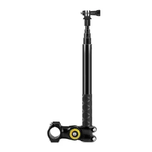 Puluz handlebar mount for bicycles and motorcycles, compatible with action cameras and monopods-1