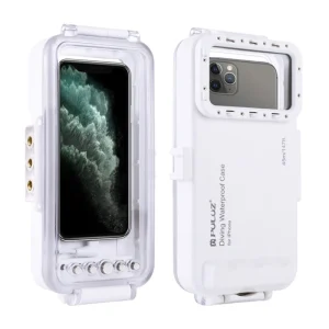 Puluz Waterproof Dėklas (45m) for iPhone: For Underwater Photos and Videos (White)-1