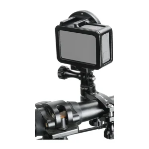 Puluz Aluminum Handlebar Mount with 360-Degree Rotation for Action Cameras (Black)-1