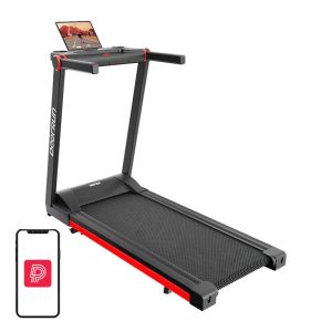 DeerRun A1 Pro Foldable Electric Treadmill (Black and Red)-1
