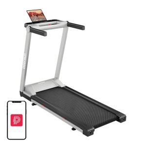 DeerRun A1 Pro Folding Electric Treadmill (Silver)-1