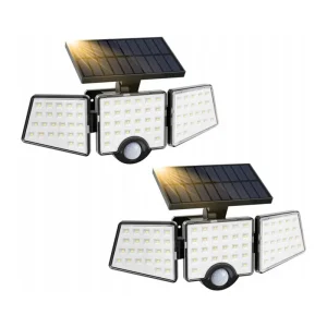 LEPRO 640003-DW-a-2 Solar Street Light with Motion and Twilight Sensors (2-pack)-1