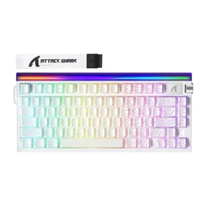 Mechanical Klaviatūra ATTACK SHARK R85HE (white)-1