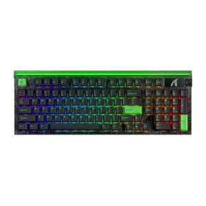 Mechanical Klaviatūra ATTACK SHARK R98HE (black and green)-1