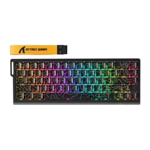 Wireless Klaviatūra ATTACK SHARK X68PRO HE (black)-1