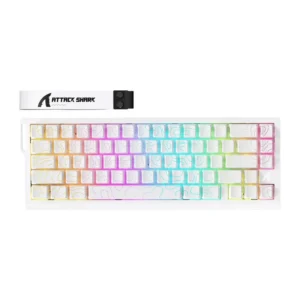 Wireless Klaviatūra ATTACK SHARK X68PRO HE (white)-1