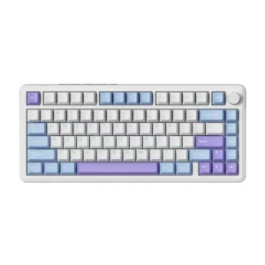 Wireless Klaviatūra ATTACK SHARK X85 (white and purple)-1